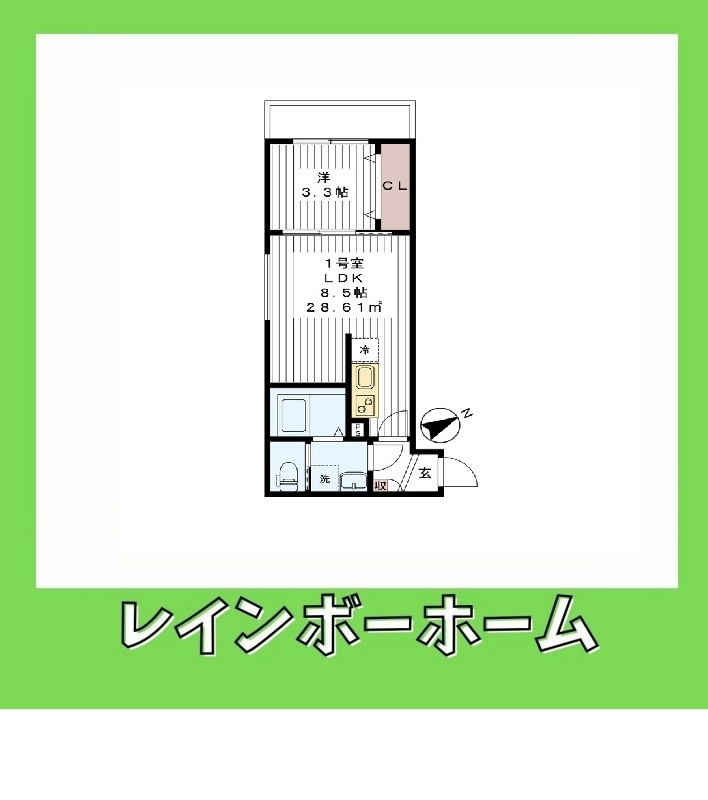 担当エリアのルームアドバイザーが直接対応いたしますの間取り