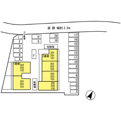 【区画図】 | オースター1番館