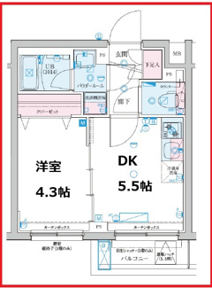 【間取り】 | ジェノヴィア京成立石Ⅴ