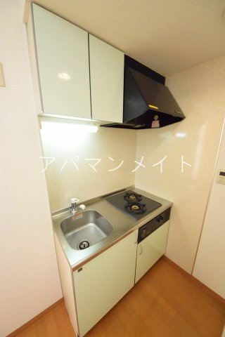 【キッチン】 | ガスコンロ２口付き！