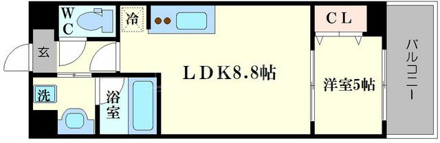 ブラービ南船場の間取り