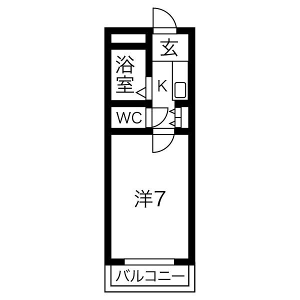 エバーグリーン明大寺の間取り