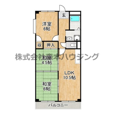 【間取り】 | 　プランドール・メゾン