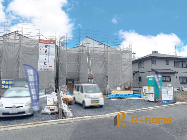水戸市白梅3期　新築戸建て　3号棟の外観|ご予約を頂ければ、『平日』はもちろん『早朝』や『夜間』もご見学可能です♪お気軽にお申し付けください♪