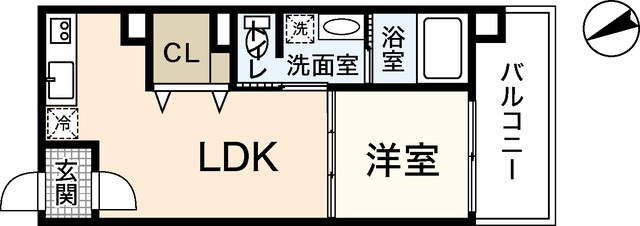 小町グランデの間取り
