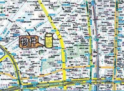 【地図】 | リーガル京町堀Ⅱ