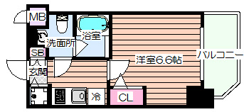 【間取り】 | リーガル京町堀Ⅱ