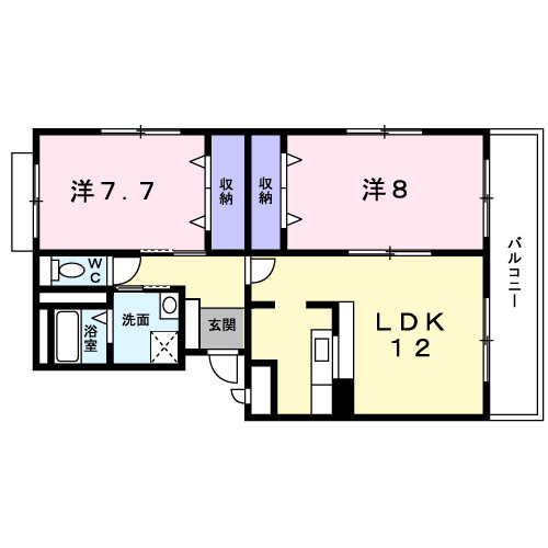 フォレスタフィウーメの間取り