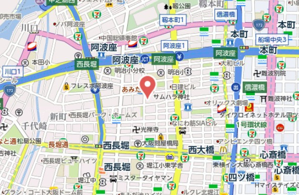 【地図】 | ネットフローラ立売堀