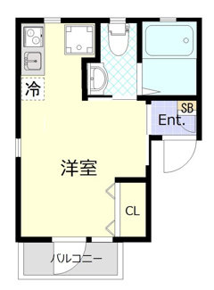 【間取り】 | CityPopSumiyoshi | 間取りです。