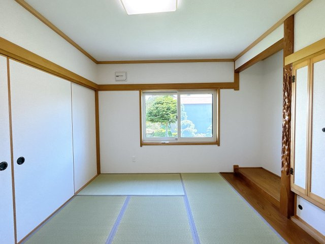 北見市中ノ島町４丁目７番６２号　平家建中古売家の和室|【リフォーム後】和室別アングルです。