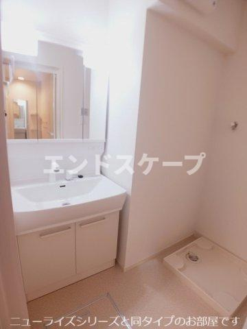 カレント　レジデンス　下増田Ⅰの洗面所|高崎、前橋のお部屋探しはエンドスケープまで！お客様の理想お聞かせ下さい♪