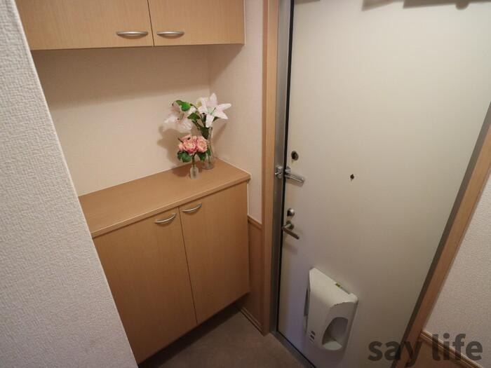 アピテ高安の玄関