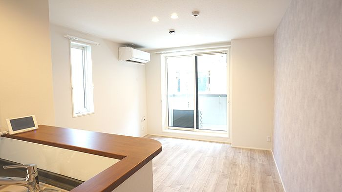 アルシアグランデ三軒茶屋　新築　断熱等性能等級5　ホテルライク仕様の居間・リビング