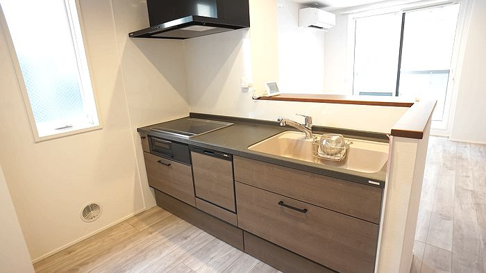 アルシアグランデ三軒茶屋　新築　断熱等性能等級5　ホテルライク仕様のキッチン