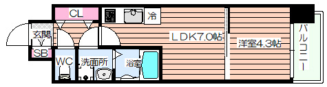 【間取り】 | レオンコンフォート九条ガレリア
