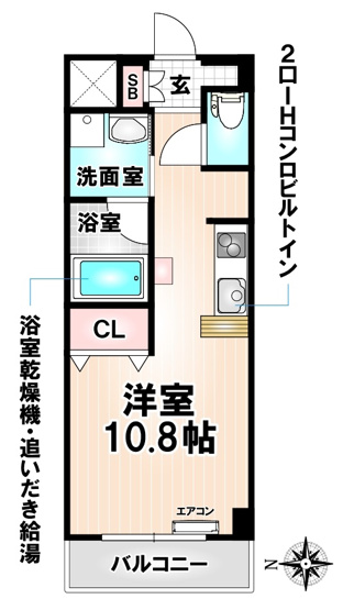 【間取り】 | セントフィオーレ神宮【名古屋市賃貸・ペット可】