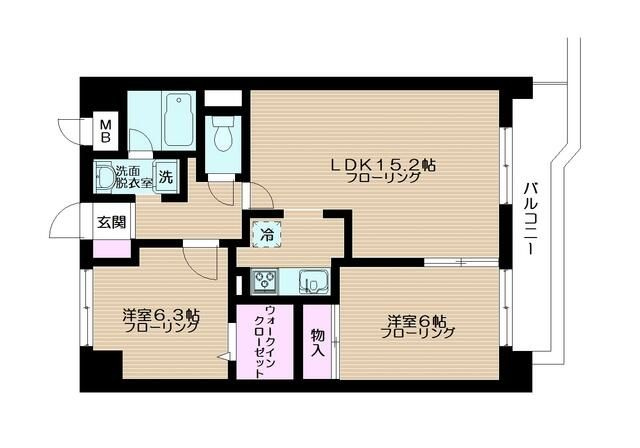 クレスト王子Ⅰの間取り