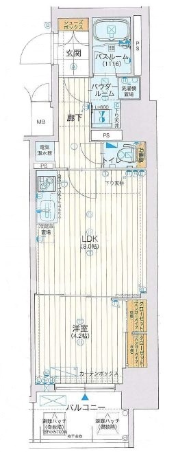 ラブ心斎橋ウエストの間取り|LAV心斎橋WEST　間取り