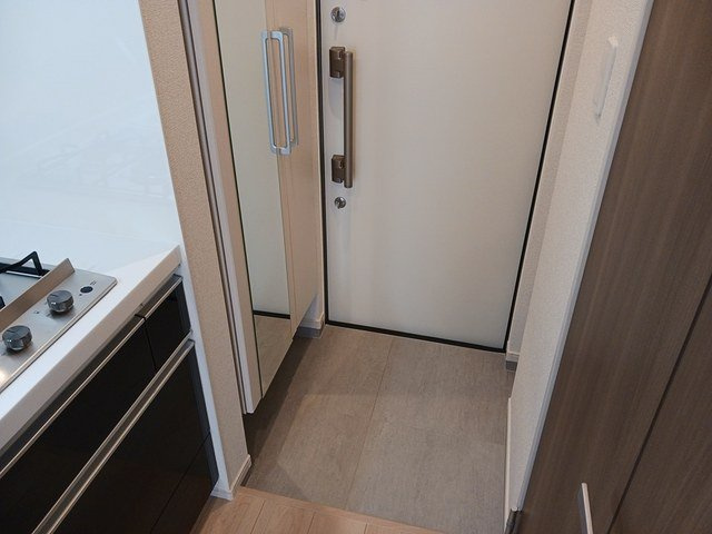 明るい玄関です