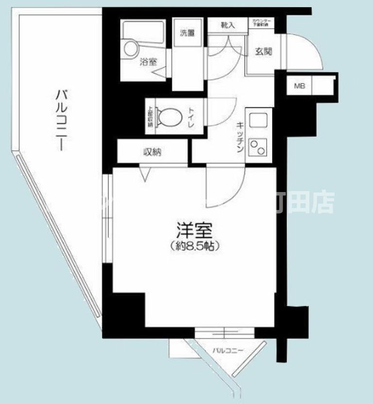 アーバイルトルム町田※初期費用分割あと払いサービス利用可能物件の間取り