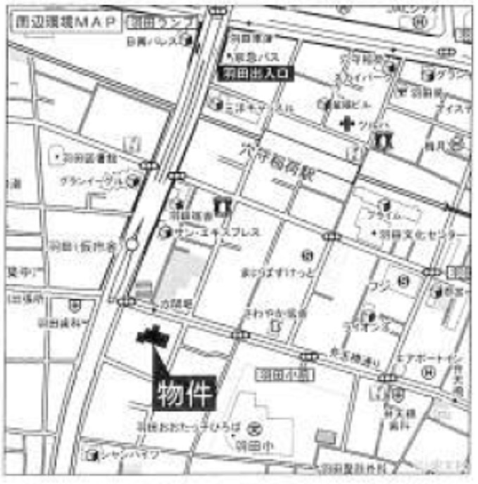 日興パレス羽田PARTⅡの地図