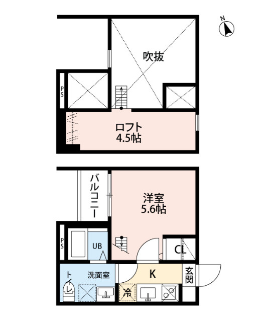 エスポワール BeBeの間取り