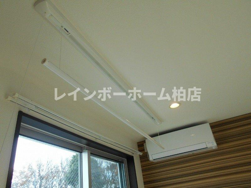 特典：仲介手数料が無料です!!の設備|室内で洗濯物が干せます