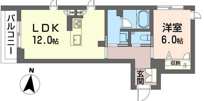 アルシアグランデ三軒茶屋　新築　断熱等性能等級5　ホテルライク仕様の間取り