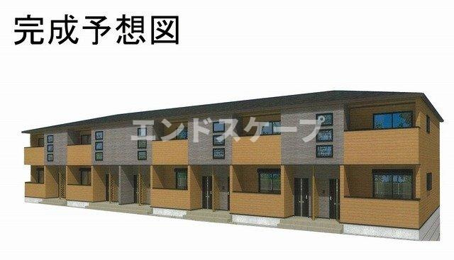 カレント　レジデンス　下増田Ⅱの外観|高崎、前橋のお部屋探しはエンドスケープまで！お客様の理想お聞かせ下さい♪