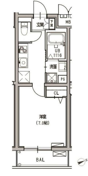 MDM早稲田の間取り