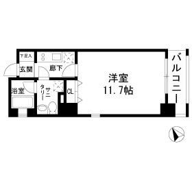TINO汐留の間取り