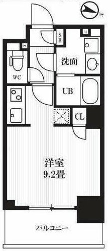 PEAKS神田の間取り
