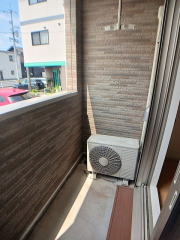 グランツのバルコニー|お洗濯にも便利なバルコニー付き