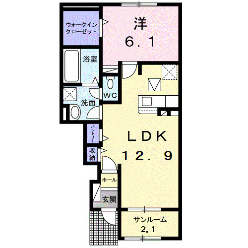 【間取り】 | カンヌ
