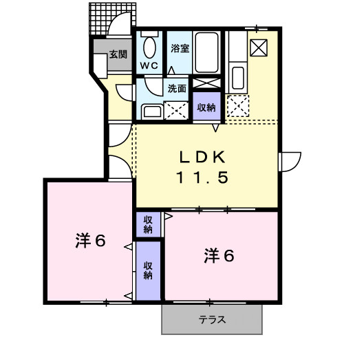 【間取り】 | プラスペラティＤ
