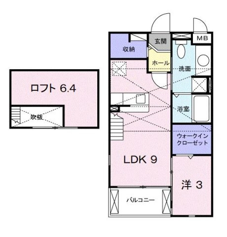 【間取り】 | カーサ　スウィート