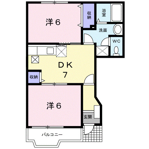【間取り】 | クレストールゆうＢ