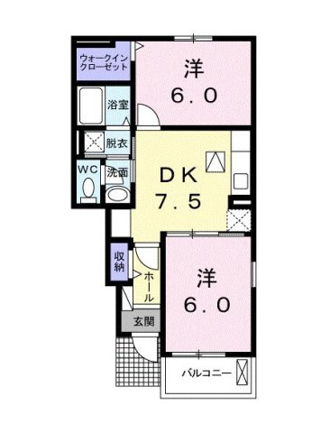 【間取り】 | メゾン洪庵　Ａ