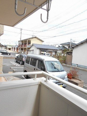 【バルコニー】 | カサブランカ　Ｂ | 広々としたバルコニーです
