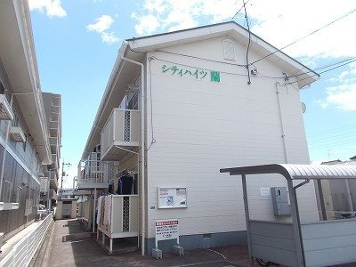 シティハイツ蘭の外観|外はこのようになっています