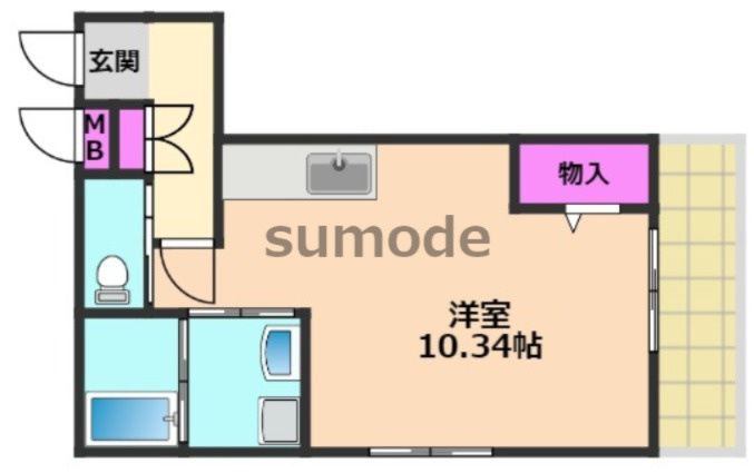 Luzvioletaの間取り
