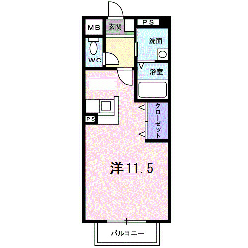【間取り】 | マーベラスＫ１Ａ