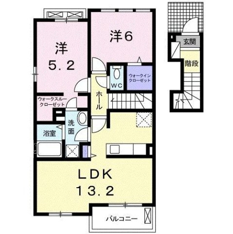【間取り】 | ブルックベルＢ