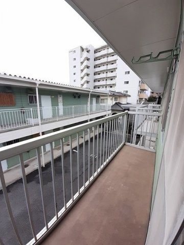 【バルコニー】 | シティハイツグリーンＢ | お洗濯にも便利なバルコニー付き