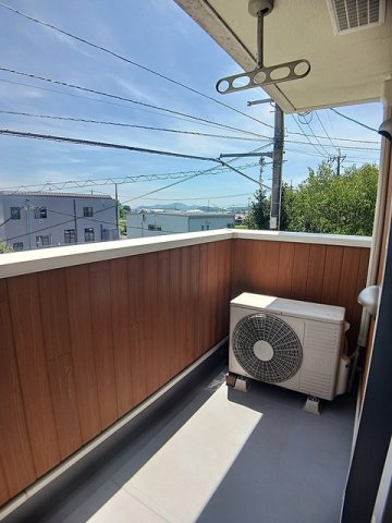サンパティークのバルコニー|バルコニー付きです