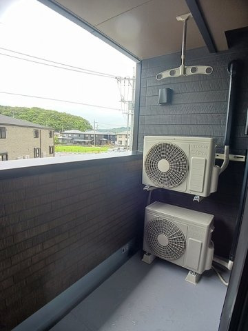 【バルコニー】 | エスポワール昴Ｂ | 落ち着いた時間を過ごせるバルコニーです