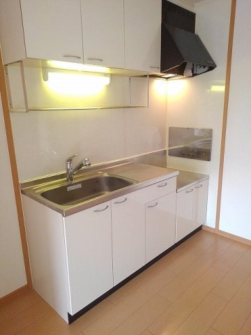 ウッディーベルＢのキッチン|きれいなキッチンです