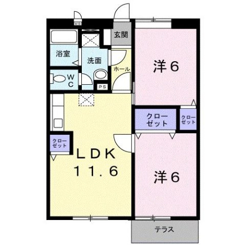 【間取り】 | ニューエルディム貴船３