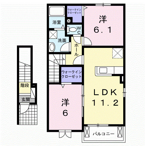 【間取り】 | ユレナ２４　Ａ